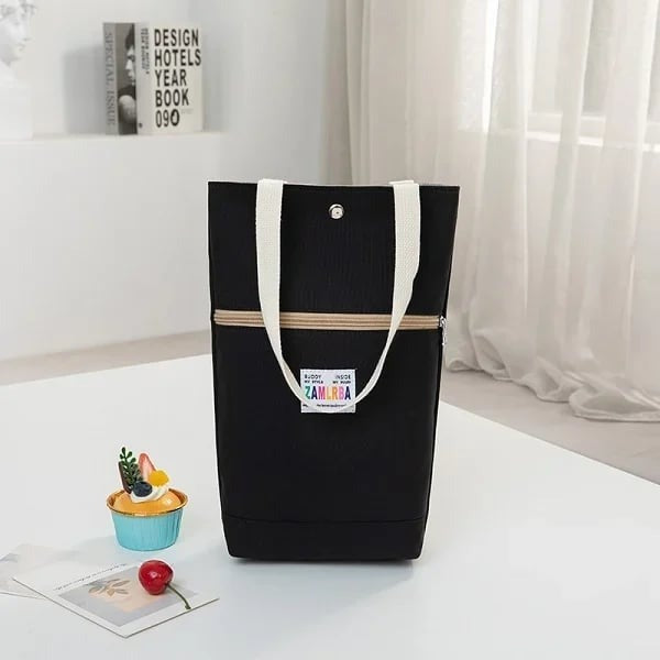 Umhängetasche | Multifunktionale Schultertasche mit Getränkehalter für Alltag und Freizeit