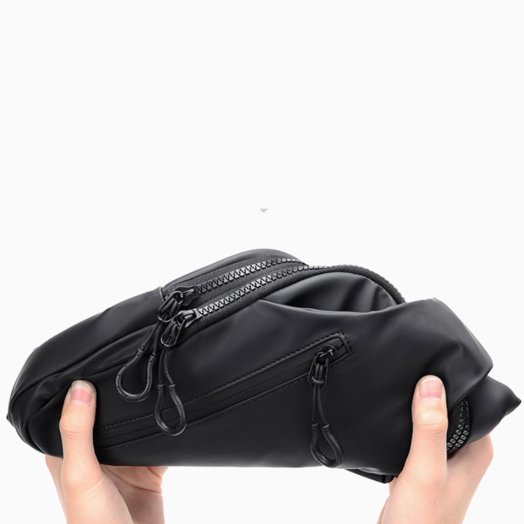 Táskás lopásgátló crossbody táska rejtett cipzárokkal és vízlepergető anyagból | 6+ rekesz útlevél/telefon számára | Biztonságos és kompakt
