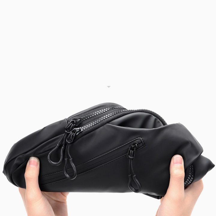 Táskás lopásgátló crossbody táska rejtett cipzárokkal és vízlepergető anyagból | 6+ rekesz útlevél/telefon számára | Biztonságos és kompakt