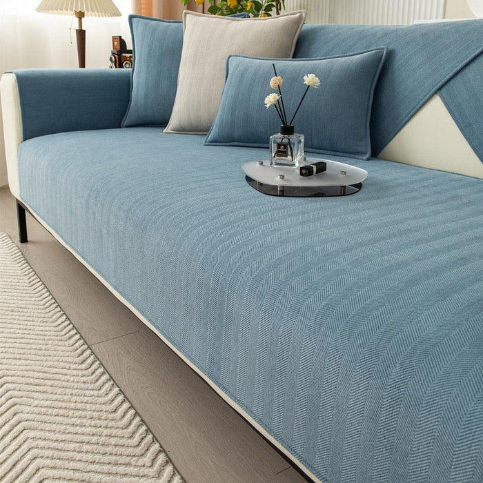 Non-slip fleece comfort cover 120 × 150 cm | Warm, soft &amp; skin-friendly | For sofa, car &amp; office, machine washable