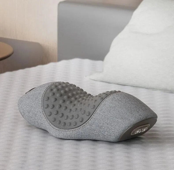 VibraCushion Massage Pillow | Gentle Vibration &amp; Heat Function | Ergonomic &amp; USB Rechargeable | For Neck &amp; Shoulders