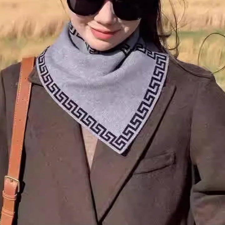 Damen Dreieckstuch | Weicher leichter Strickschal mit vielseitiger Passform für Herbst und Winter