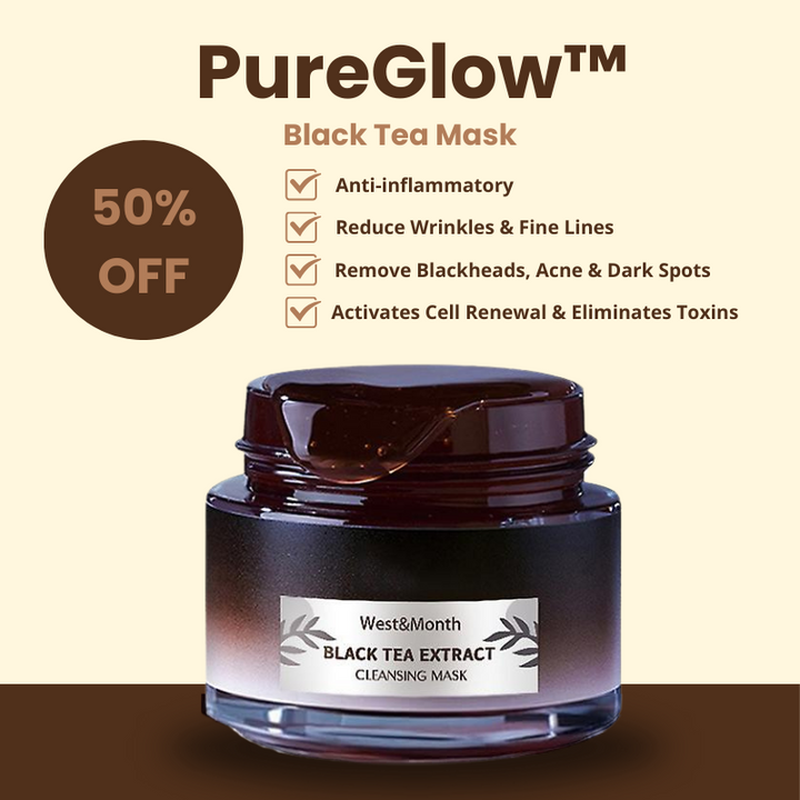 Maschera TeeFusionsMaske™ al tè nero