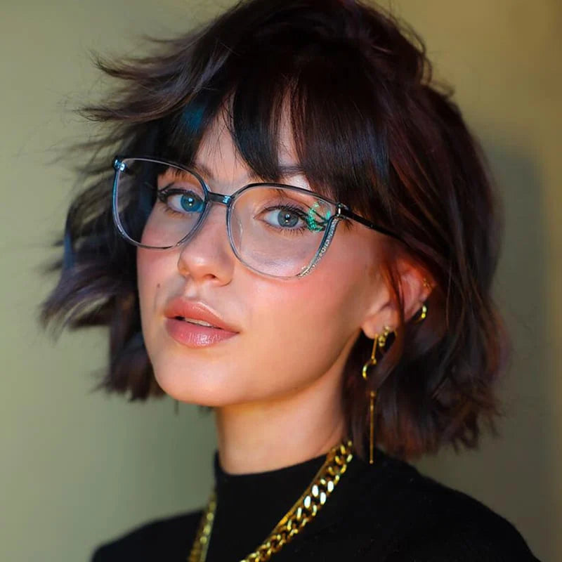 Damen Lesebrille mit leichtem Rahmen | Komfortable Lesehilfe mit Nasenpads und robusten Scharnieren