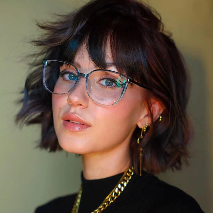Damen Lesebrille mit leichtem Rahmen | Komfortable Lesehilfe mit Nasenpads und robusten Scharnieren