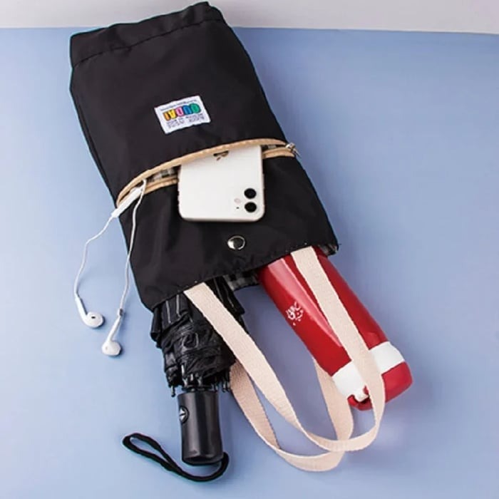 Umhängetasche | Multifunktionale Schultertasche mit Getränkehalter für Alltag und Freizeit