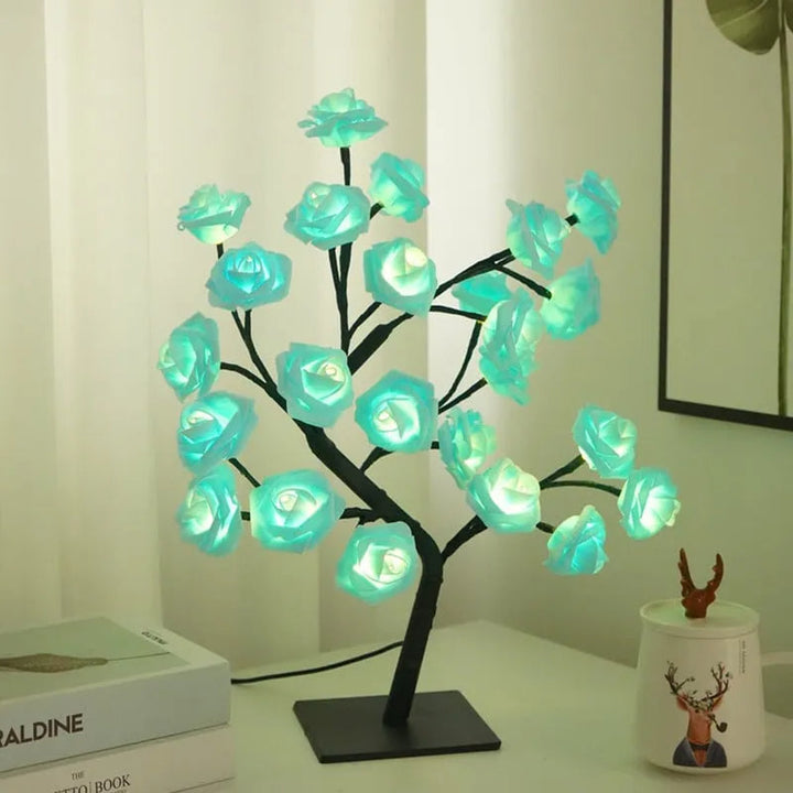 LED Bonsai-Lichtbaum mit Touch-Sockel | Verstellbare Zweige | Mehrere Lichtmodi | USB oder Batterie | Wohnraum-Deko