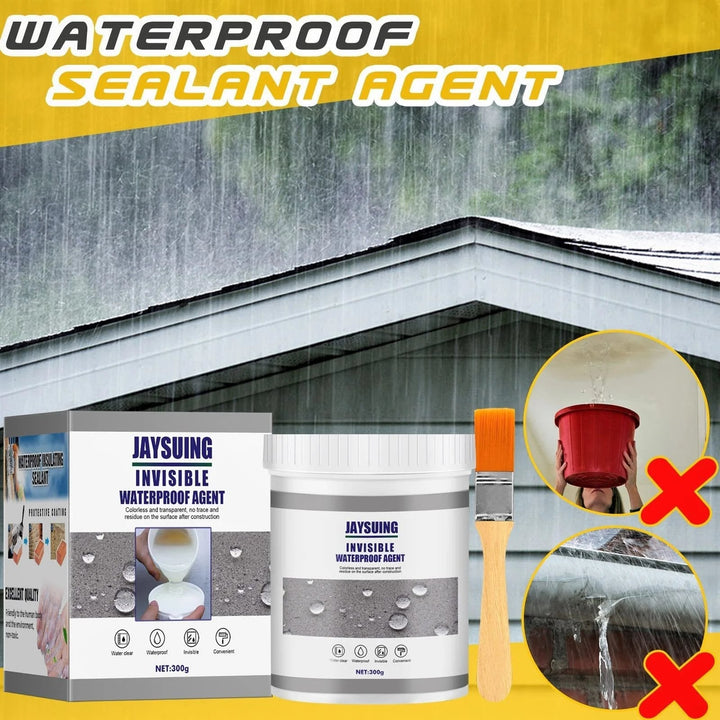 Transparent Anti-Leak Sealant 30 g | Waterproof Sealing of Cracks &amp; Joints | For Roof, Bathroom, Windows &amp; Pipes | −20 to 120 °C