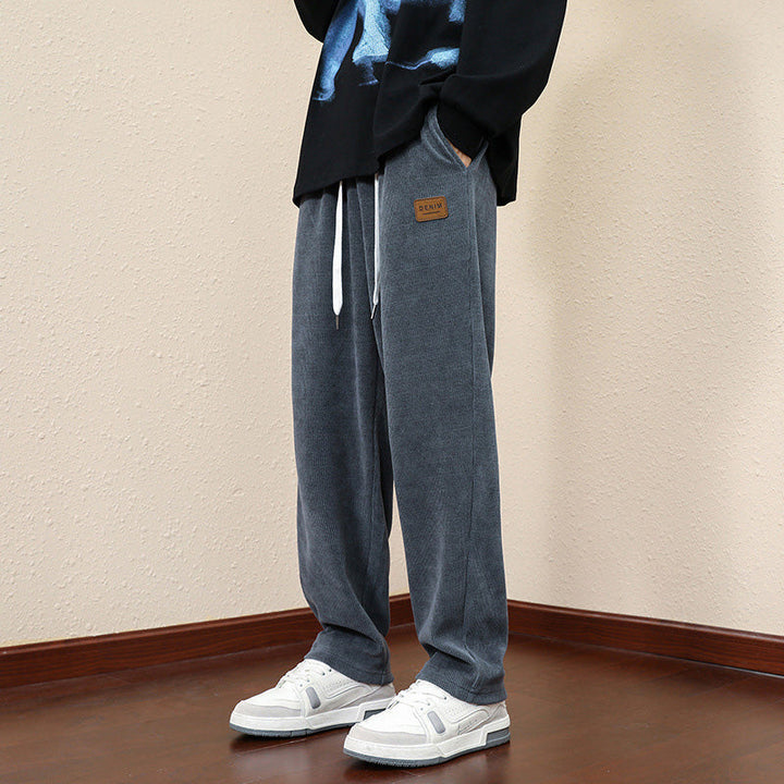 Herren Cordhose | Gerade geschnittene Winterhose mit verstellbarem Bund und optional wärmender Fütterung