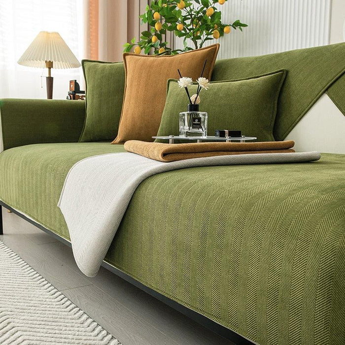 Non-slip fleece comfort cover 120 × 150 cm | Warm, soft &amp; skin-friendly | For sofa, car &amp; office, machine washable