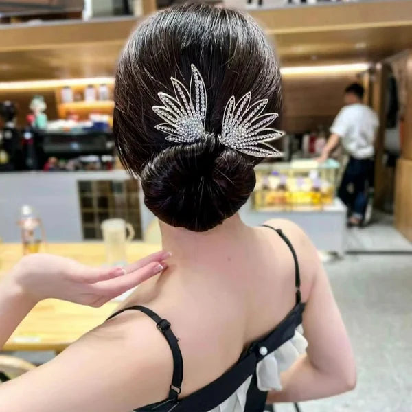 Haarband für Dutt ohne Haarnadeln | QuickTwist Stylinghilfe für French Twist