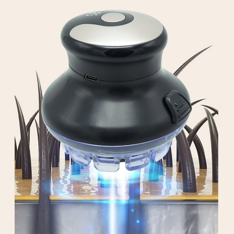 Automatischer Haarschneider | 360°-Haarschneidemaschine mit 3 Schnittlängen, Edelstahlklingen und LED-Display