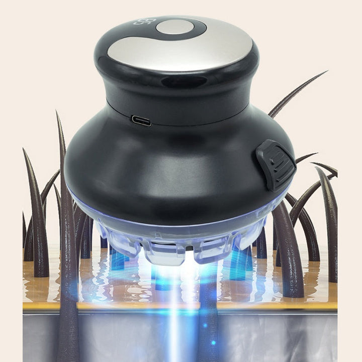 Automatischer Haarschneider | 360°-Haarschneidemaschine mit 3 Schnittlängen, Edelstahlklingen und LED-Display