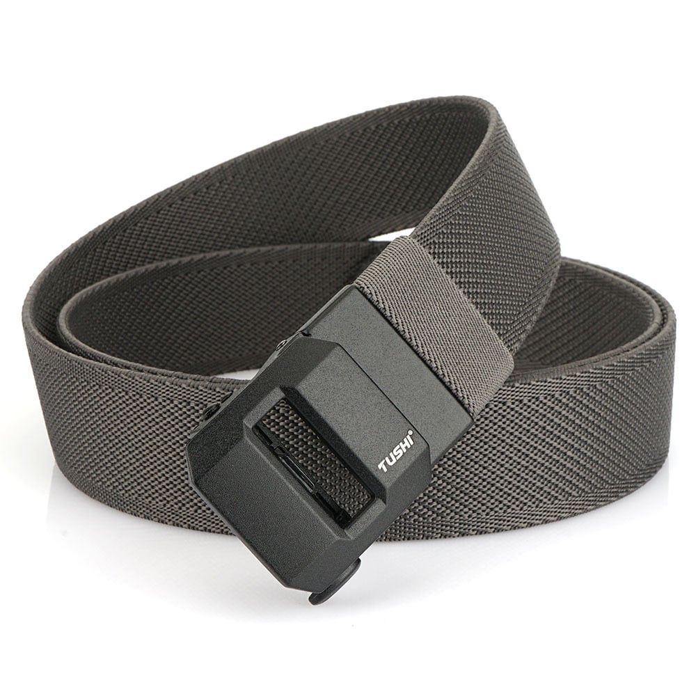Ceinture EDC en nylon avec cliquet et fermeture rapide | Réglable sans palier pour un ajustement parfait | Ceinture tactique résistante pour travail et extérieur
