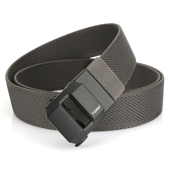 Ceinture EDC en nylon avec cliquet et fermeture rapide | Réglable sans palier pour un ajustement parfait | Ceinture tactique résistante pour travail et extérieur