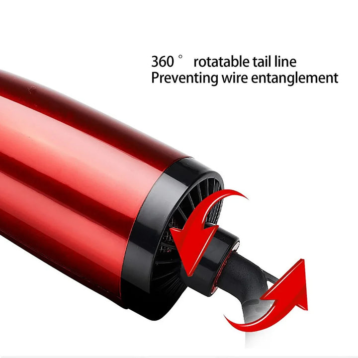 3-in-1 Rotations-Haarstylingbürste 1000W | Trocknen, Glätten &amp; Locken | 2 Geschwindigkeiten, 3 Hitzestufen | 360° Kabel