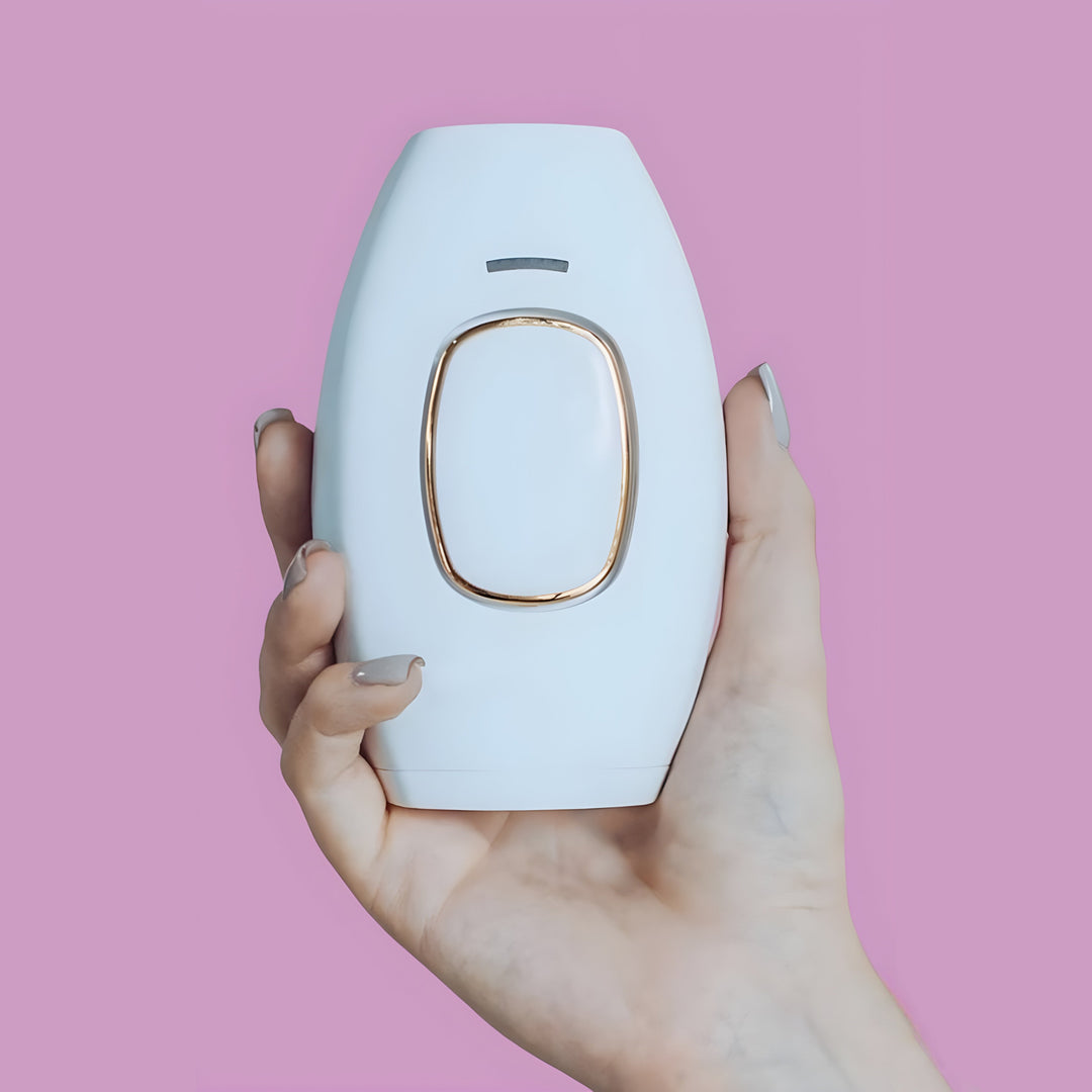 IPL Haarentferner für Zuhause | Lichtimpuls-Gerät mit Auto- &amp; Manuellmodus | Für Beine, Achseln &amp; Bikinizone, inkl. Schutzbrille