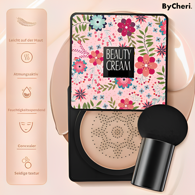 Air Cushion Foundation 2-piece set (1+1 free) | Color-adapting for natural complexion | 18h hold, waterproof + brush