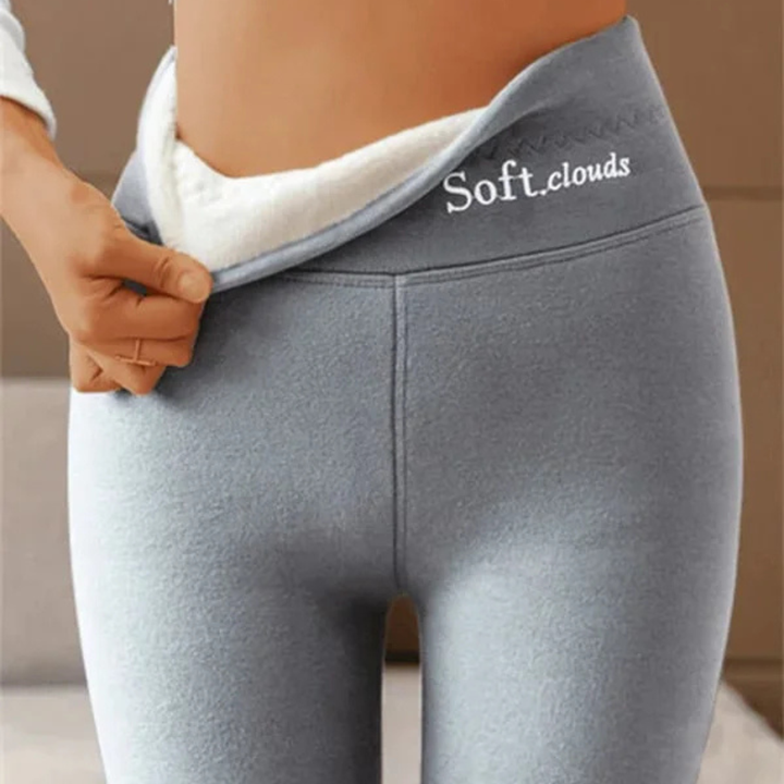 Damen Thermoleggings mit warmem Innenfutter | Gefütterte Winterleggings mit elastischer Passform für Herbst, Winter und kalte Tage