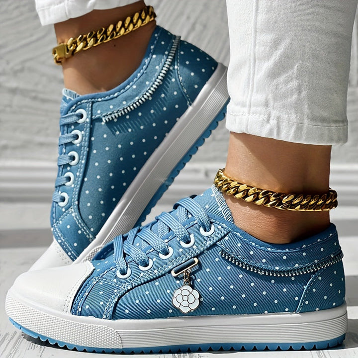 Damen Sneaker ultraleicht &amp; atmungsaktiv | Bequeme Mesh-Sneaker mit flexibler Sohle &amp; Schnürung für Alltag &amp; Freizeit