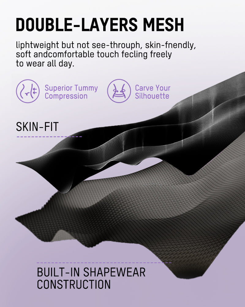 Shapewear Body Damen nahtlos | Figurformender Body mit 6-Zonen-Kompression &amp; Easy-Off-Design für Bauch &amp; Taille