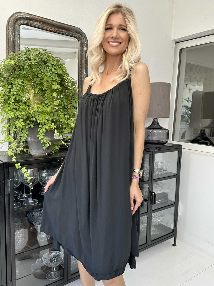 Ariel | Sweet Solid Color Dress with Braided Straps (Buy 1 Get 1 Free)