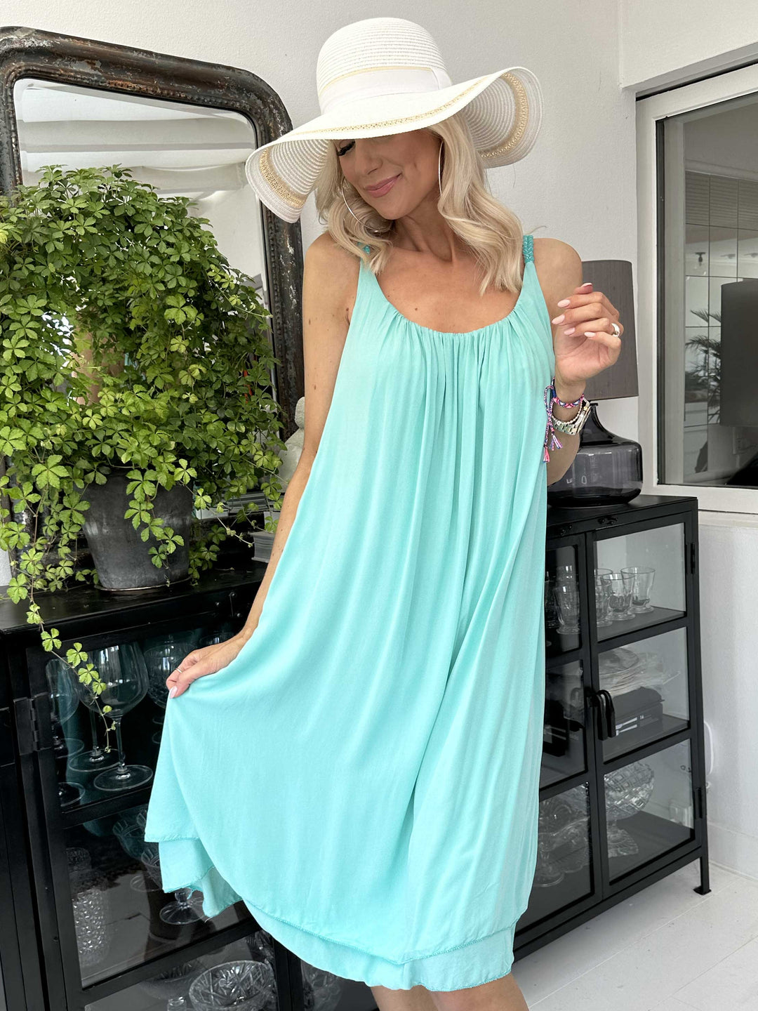 Ariel | Sweet Solid Color Dress with Braided Straps (Buy 1 Get 1 Free)