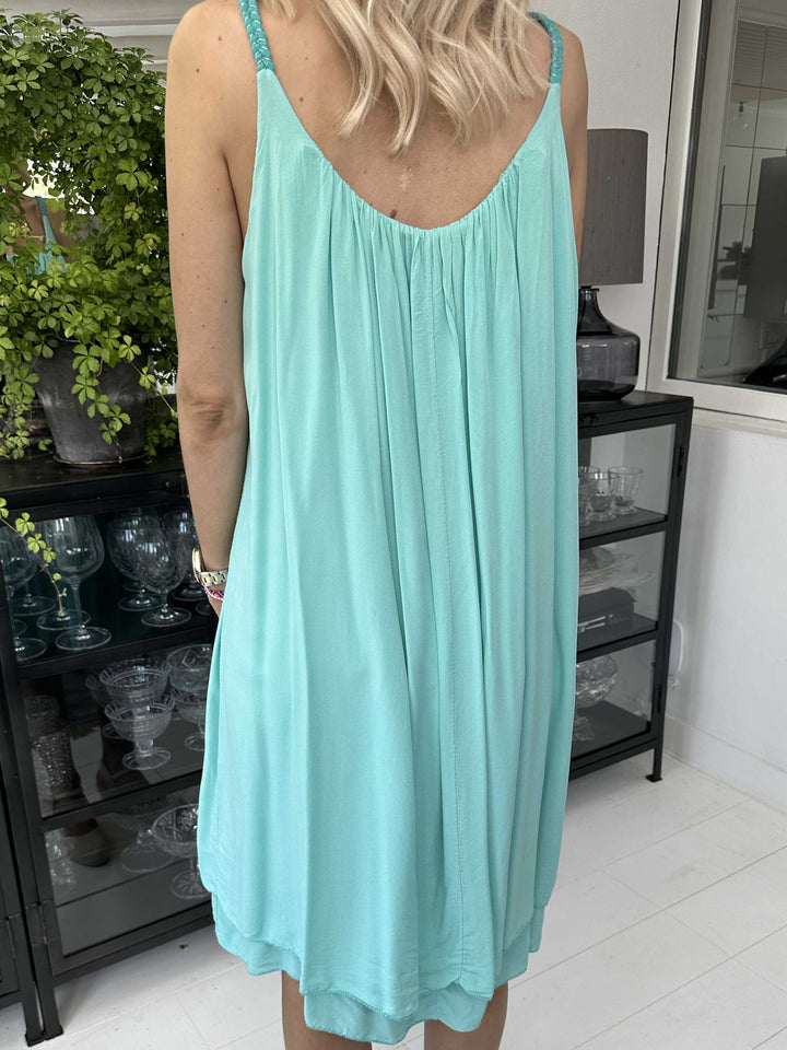 Ariel | Sweet Solid Color Dress with Braided Straps (Buy 1 Get 1 Free)