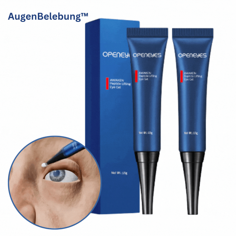 Peptid Lifting Augengel gegen Augenringe &amp; Schwellungen | mit Kojisäure &amp; Koffein | glättet feine Linien, strafft &amp; hydratisiert | 1+1 Gratis
