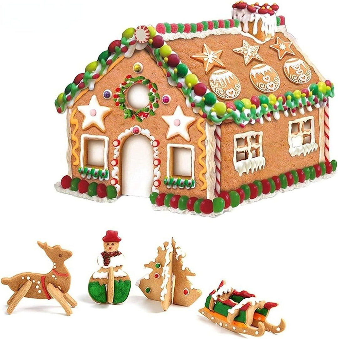 Weihnachts-Ausstechformen 18-teilig aus Edelstahl | Plätzchenausstecher für Kekse, Lebkuchenhaus und Fondant, spülmaschinenfest