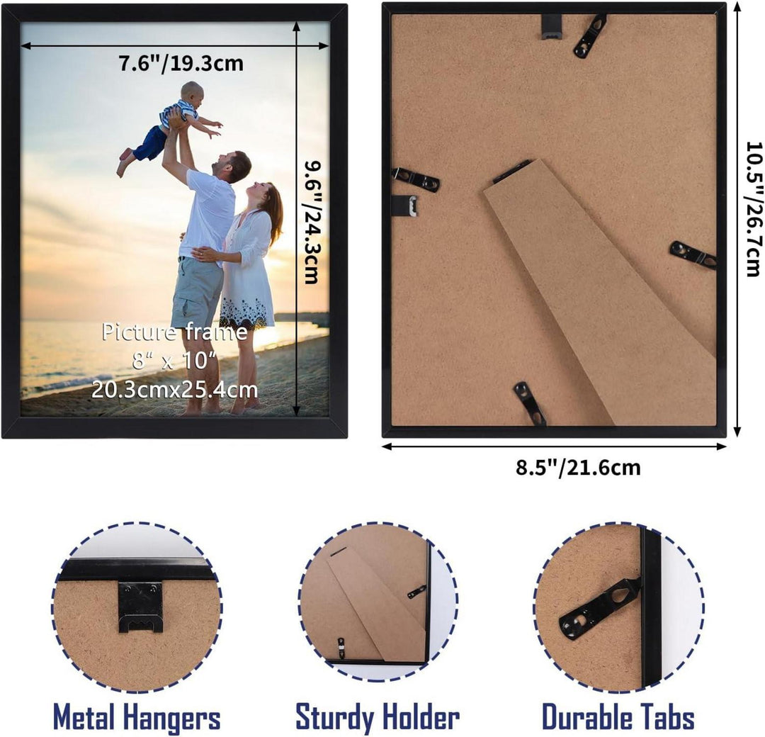 Bilderrahmen 20x25 cm 18er-Set | Fotorahmen für Wand und Tisch mit flexibler Aufstellung und einfachem Bildwechsel für Galeriewände