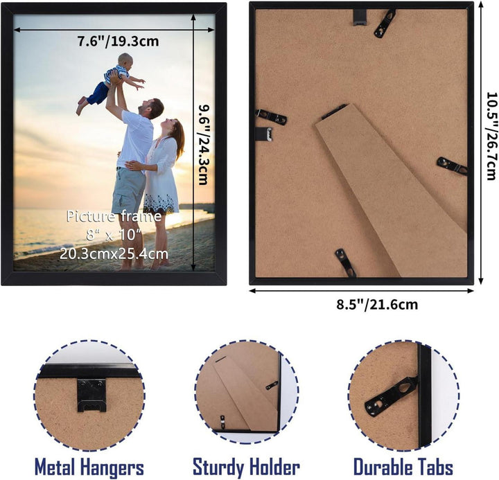 Bilderrahmen 20x25 cm 18er-Set | Fotorahmen für Wand und Tisch mit flexibler Aufstellung und einfachem Bildwechsel für Galeriewände