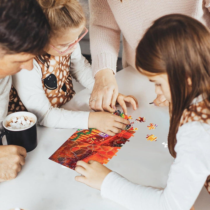 Adventskalender Puzzle 2026 mit 1008 Teilen | Weihnachtspuzzle mit 24 Boxen à 42 Teilen und Weihnachtsmotiv für Erwachsene und Kinder