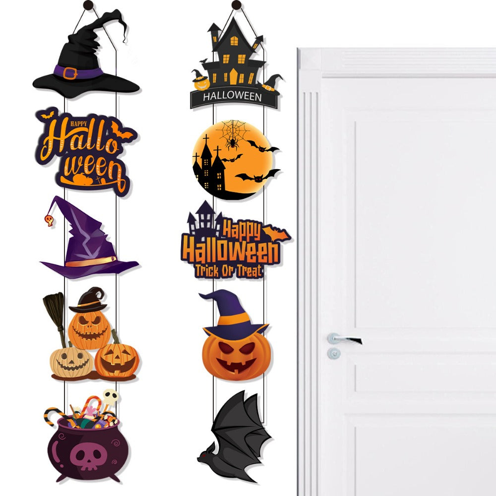 SpookyWelcome™ Doormort Halloween Door Hanger Set - 3/10 pcs.