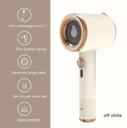 Portable steam iron for clothes | Wet &amp; dry steam | Fast heating, compact for travel &amp; home