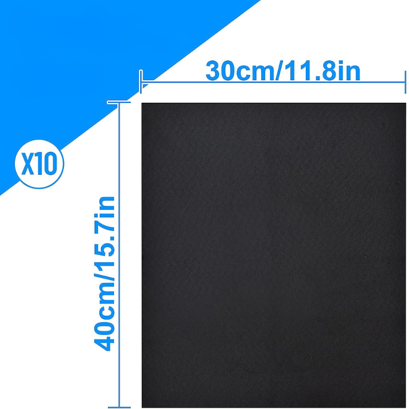 Microfiber Cloths for Glass, Mirrors &amp; Stainless Steel | Streak-Free &amp; Lint-Free Without Chemicals | Set of 10, 30×30 cm, Washable up to 60 °C