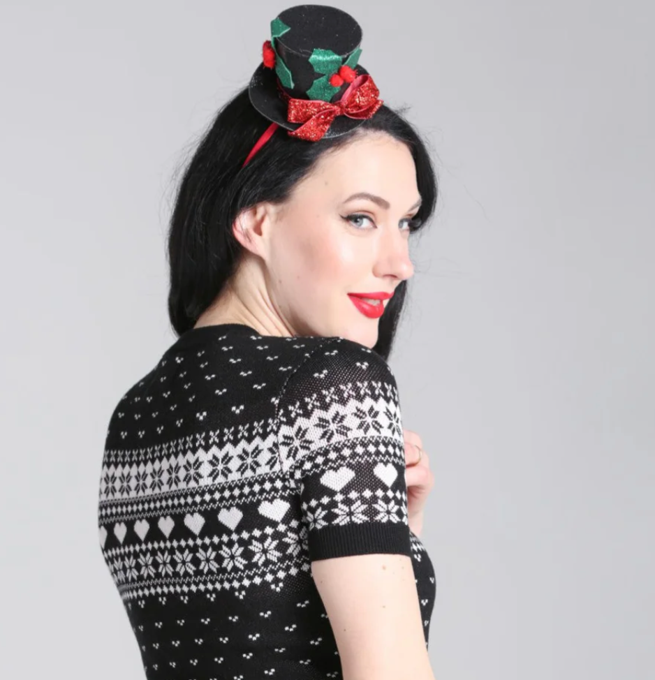 Damen Weihnachtspullover | Retro Strickpullover mit Zuckerstangenmotiv, klassischem Norwegermuster und Rundhalsausschnitt für die Winterzeit