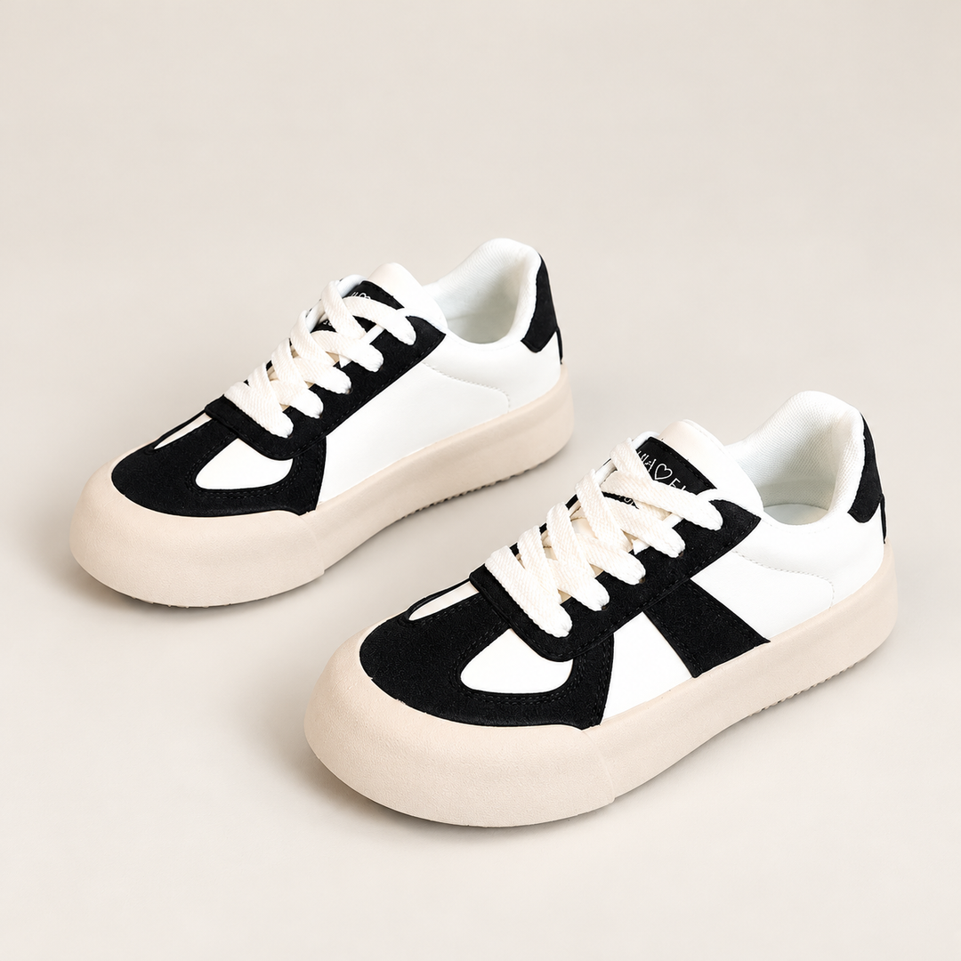 Damen Sneaker | Bequeme Freizeitschuhe mit atmungsaktivem Obermaterial, rutschfester Sohle und guter Dämpfung für den Alltag