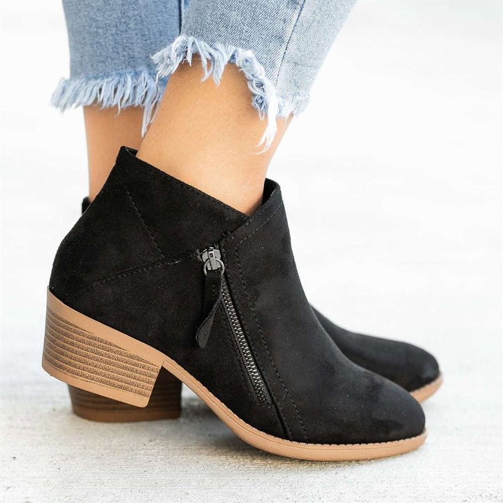 Bottes femme | Dolores | Chaussures orthopédiques en cuir avec soutien du pied | Chaudes &amp; confortables