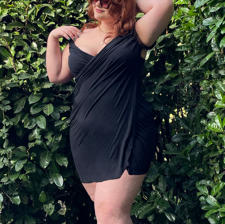 Robe portefeuille en bambou Eleni