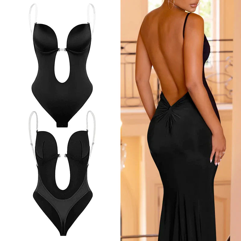 NakedElegance™ Body dos nu avec soutien-gorge intégré