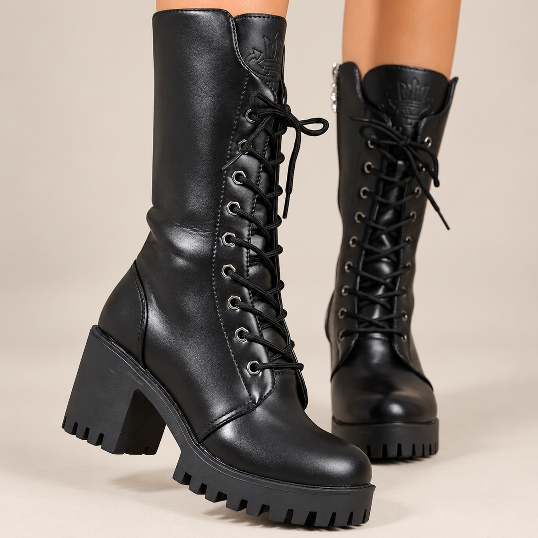 Damen Stiefeletten | Knöchelhohe Stiefel mit seitlichem Reißverschluss, schlanker Silhouette und bequemem Sitz für Alltag und Büro