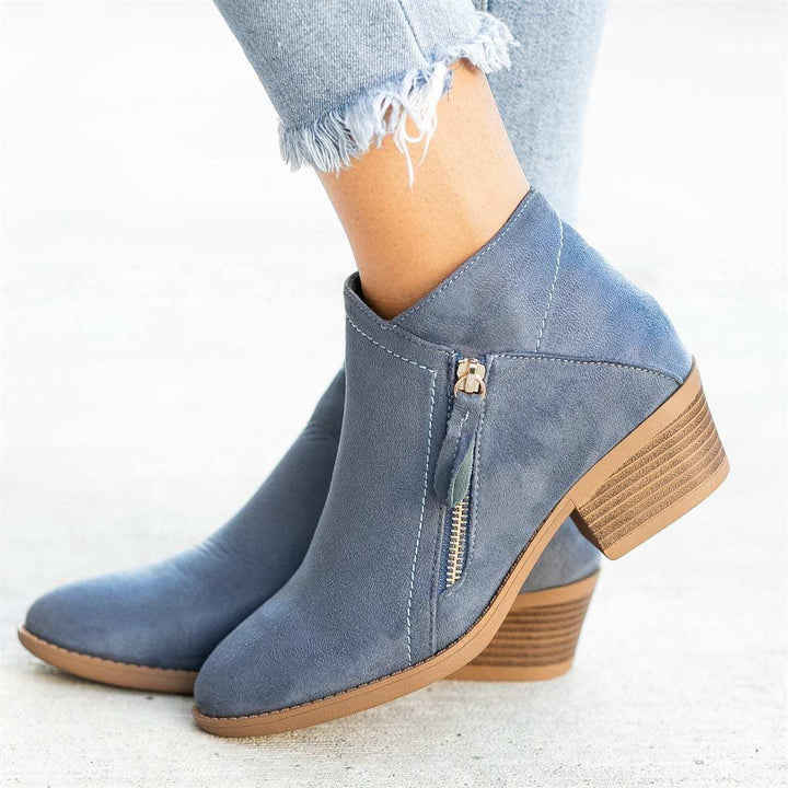Bottes femme | Dolores | Chaussures orthopédiques en cuir avec soutien du pied | Chaudes &amp; confortables