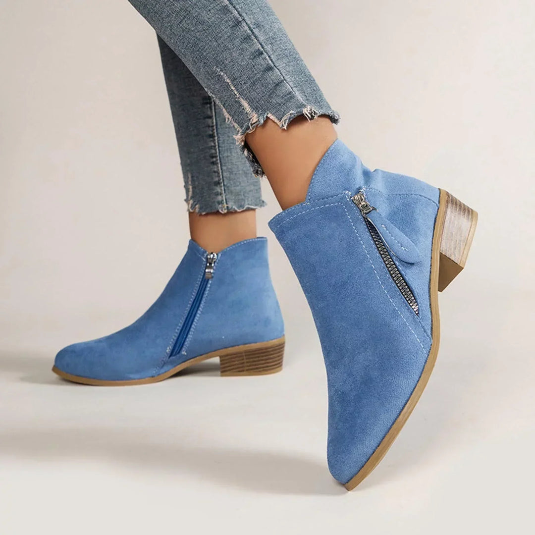 Bottes femme | Dolores | Chaussures orthopédiques en cuir avec soutien du pied | Chaudes &amp; confortables