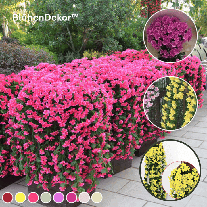 Artificial Hanging Flowers | Realistic &amp; Low Maintenance | Elegant Room Decoration