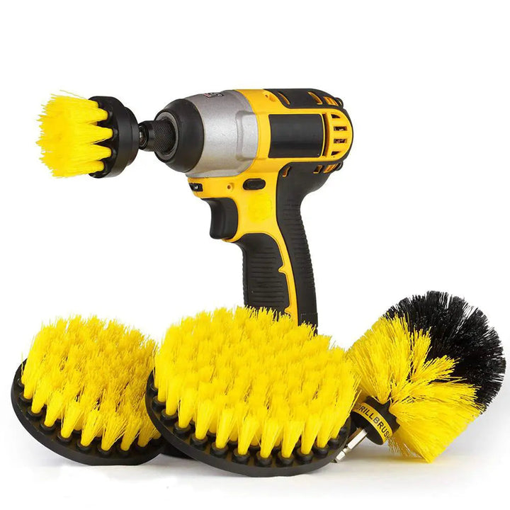 Reinigungsbürsten-Set für Bohrmaschine | Rotierende Bürstenaufsätze für Fliesen, Fugen, Bad &amp; Küche | 3–7-teilig