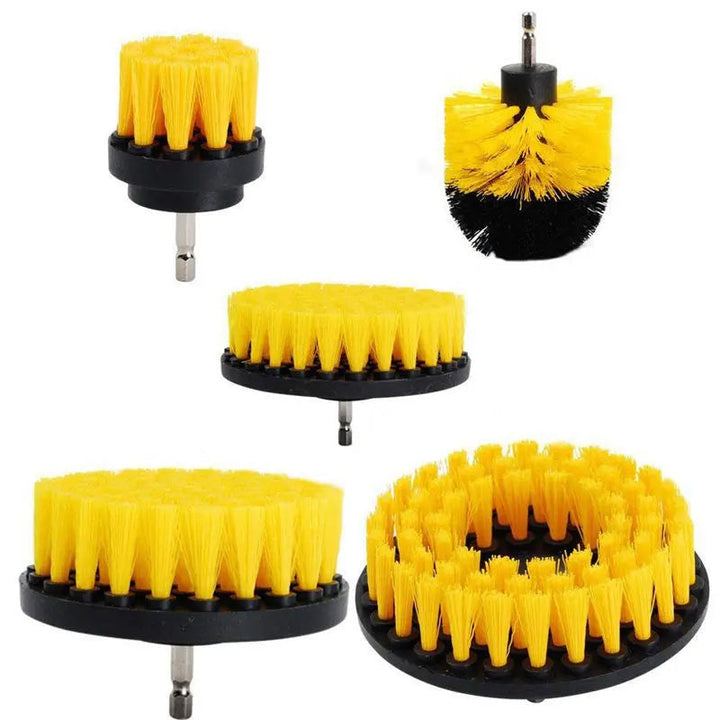 Reinigungsbürsten-Set für Bohrmaschine | Rotierende Bürstenaufsätze für Fliesen, Fugen, Bad &amp; Küche | 3–7-teilig