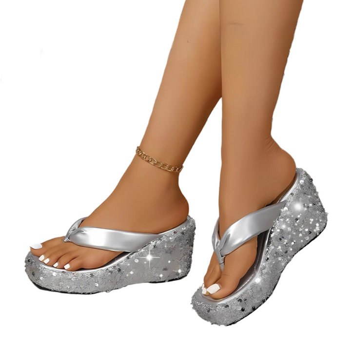 Ariane™ Módne flip-flopy s hrubou podrážkou