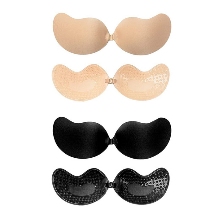 Unsichtbarer Push-up BH Damen 1+1 Set | Trägerloser BH mit komfortablem Halt