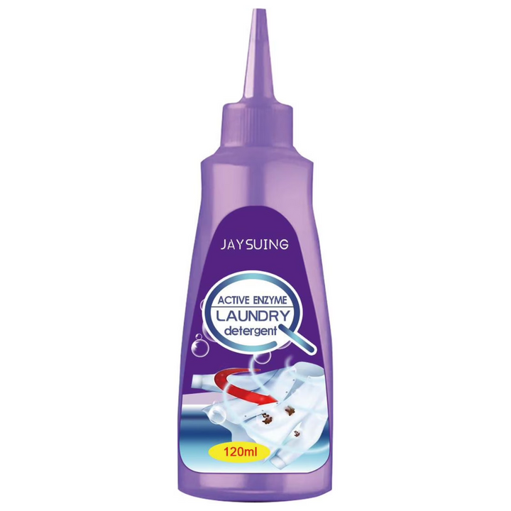 Fleckenentferner 120 ml mit aktiven Enzymen | Sofort-Reiniger für Kleidung &amp; Polster | für weiße, dunkle &amp; bunte Stoffe